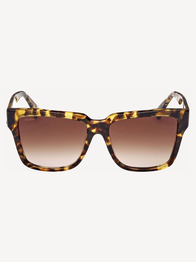 Max Mara brown square acetate sunglasses (British brand)