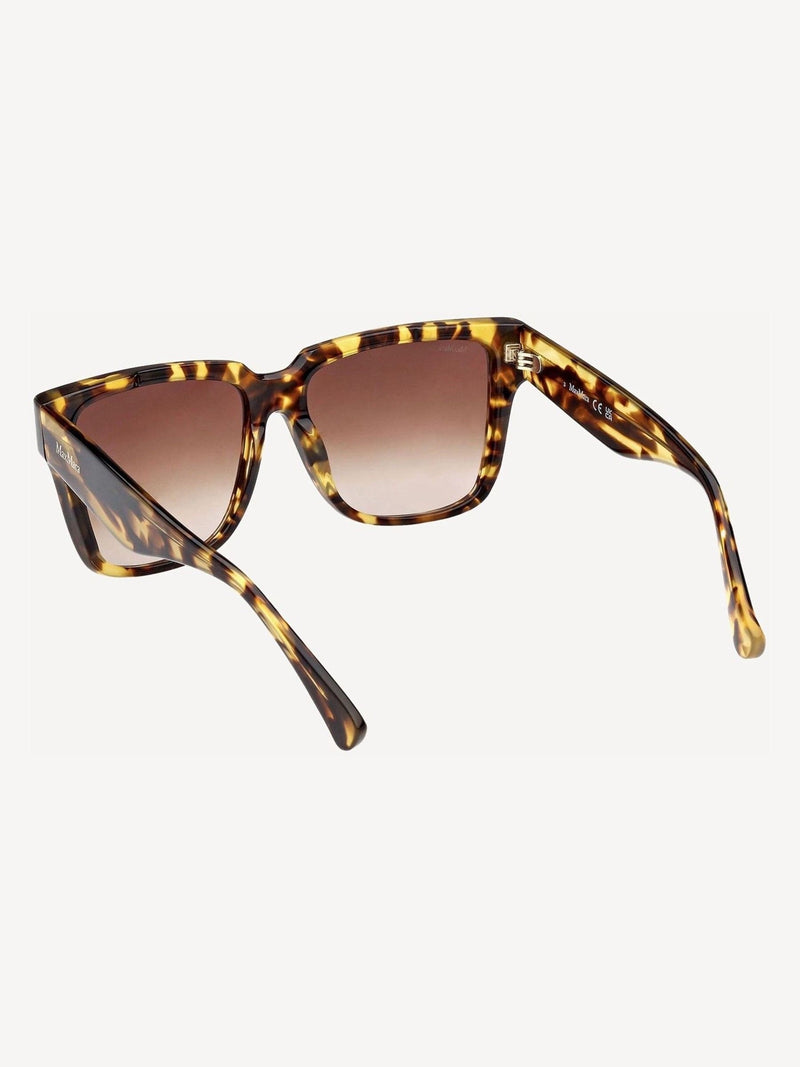 Max Mara brown square acetate sunglasses (British brand)