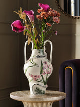 Next Multi Hand Painted Tropical Ceramic Vase with Handles- Buy online at McGrocer