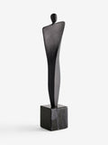 N. Premium abstract human form sculpture 47cm - British product