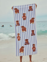Next Hamish Natural Beach Towel 100% Cotton- Buy online at McGrocer