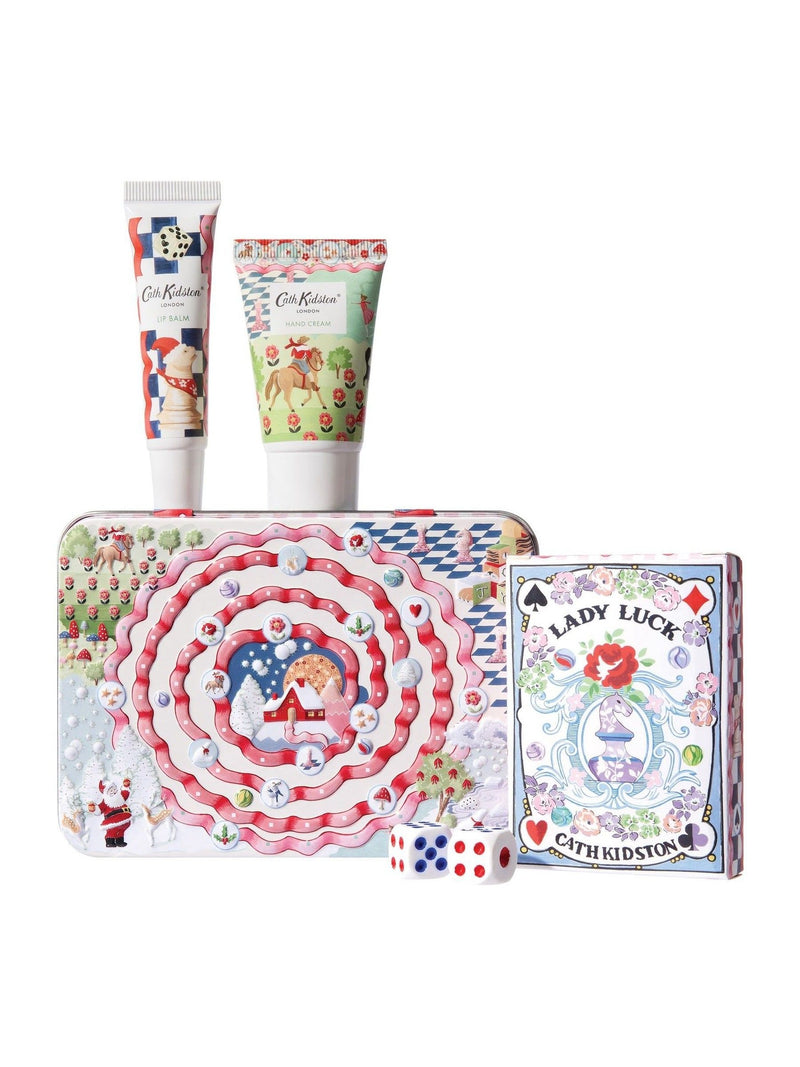 Cath Kidston festive hand and lip tin - British product