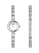 Next Limit Silver 22mm Round Analog Watch and Bracelet Set- Buy online at McGrocer