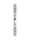 Limit silver round analog watch with stone set bracelet 22mm, UK version