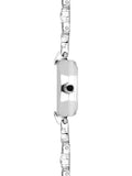 Limit silver round analog watch with stone set bracelet 22mm, UK version