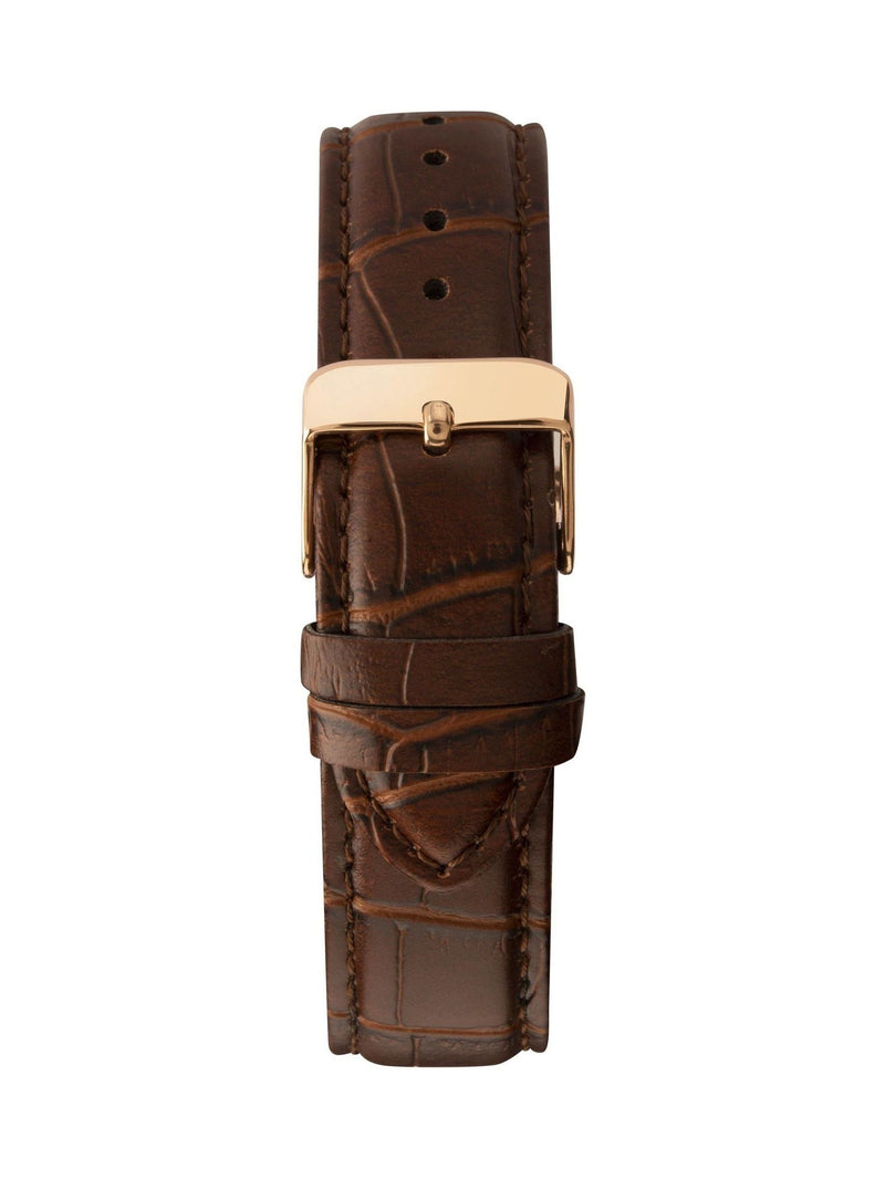Limit Analogue Watch Brown Strap 40mm, imported from the UK