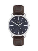 Next Limit Black Modern 38mm Men's Analogue Watch with Strap- Buy online at McGrocer