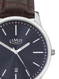 Limit Black Modern 38mm men's analogue watch, UK version
