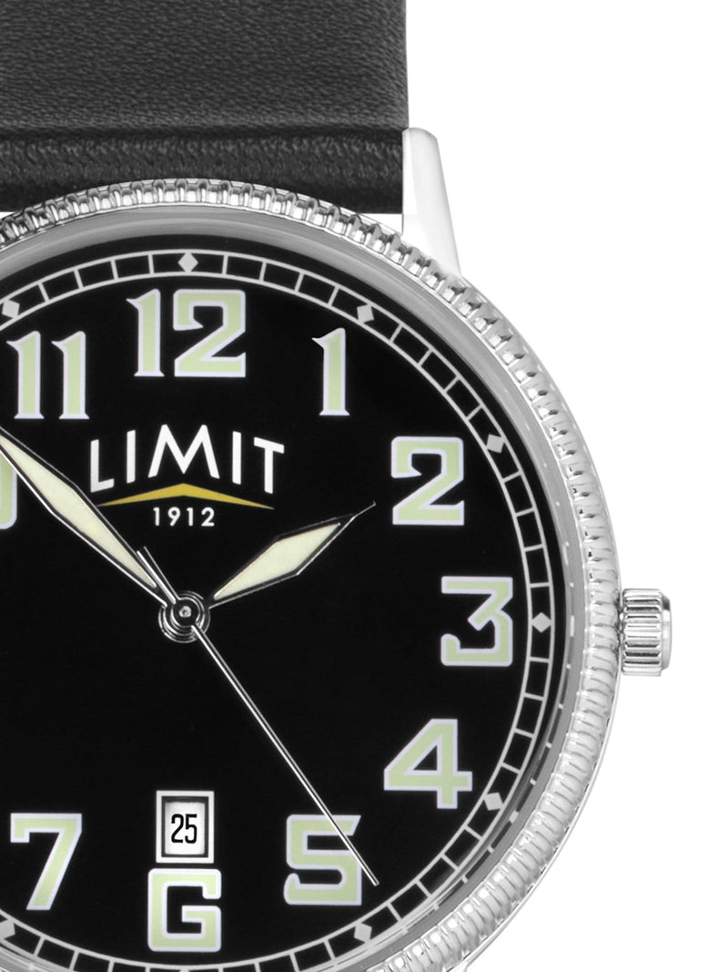 Analogue watch Limit Black Pilot 40mm, UK version