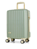 Rock Primrose green cabin suitcase with TSA lock, UK version