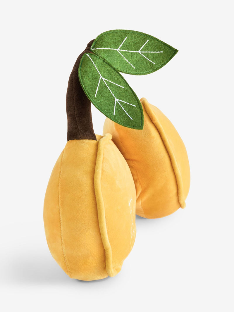 Yellow lemon doorstop (British brand)