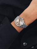 Blush boyfriend watch silver tone 3.5cm, imported from the UK