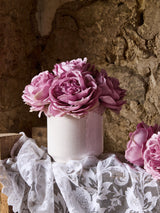 Next Shabby Chic Pink Artificial Peonies in Crackle Vase 23cm- Buy online at McGrocer