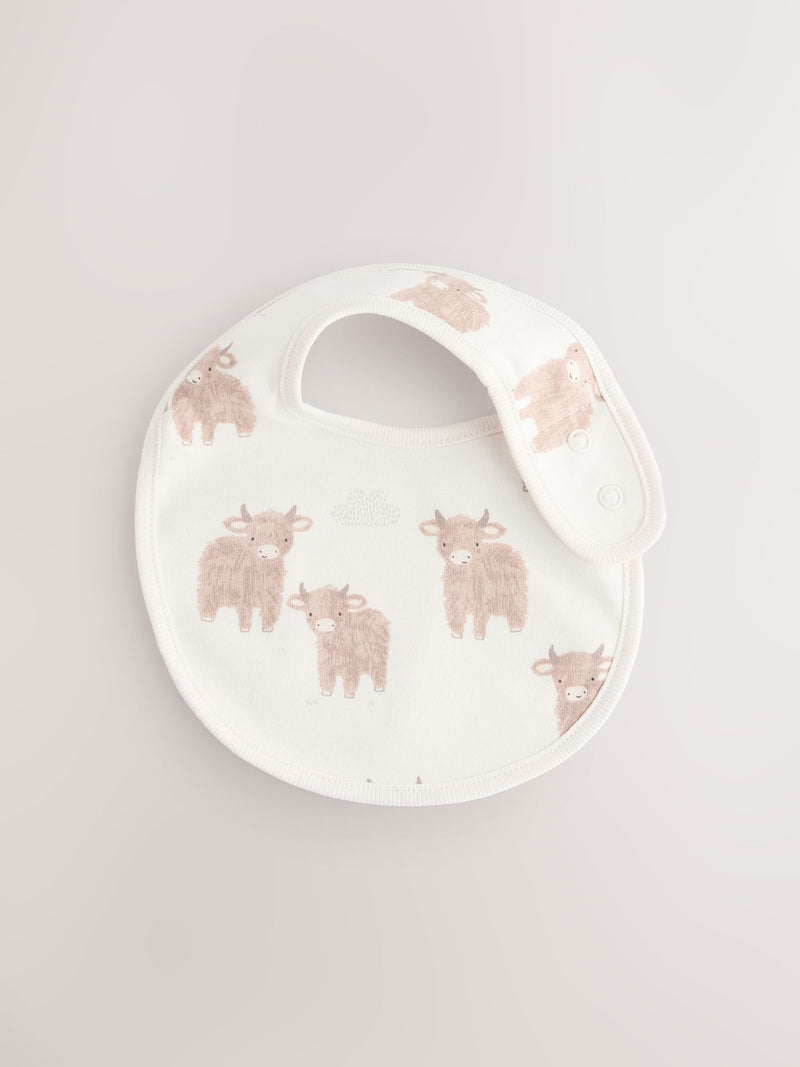 Hamish baby bibs neutral 5 pack, UK version