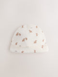 Hamish baby beanies 3 pack neutral 0-12 months, UK version