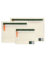 Next Antler Cream Essential Travel Pouches Set of 3 in Stone- Buy online at McGrocer