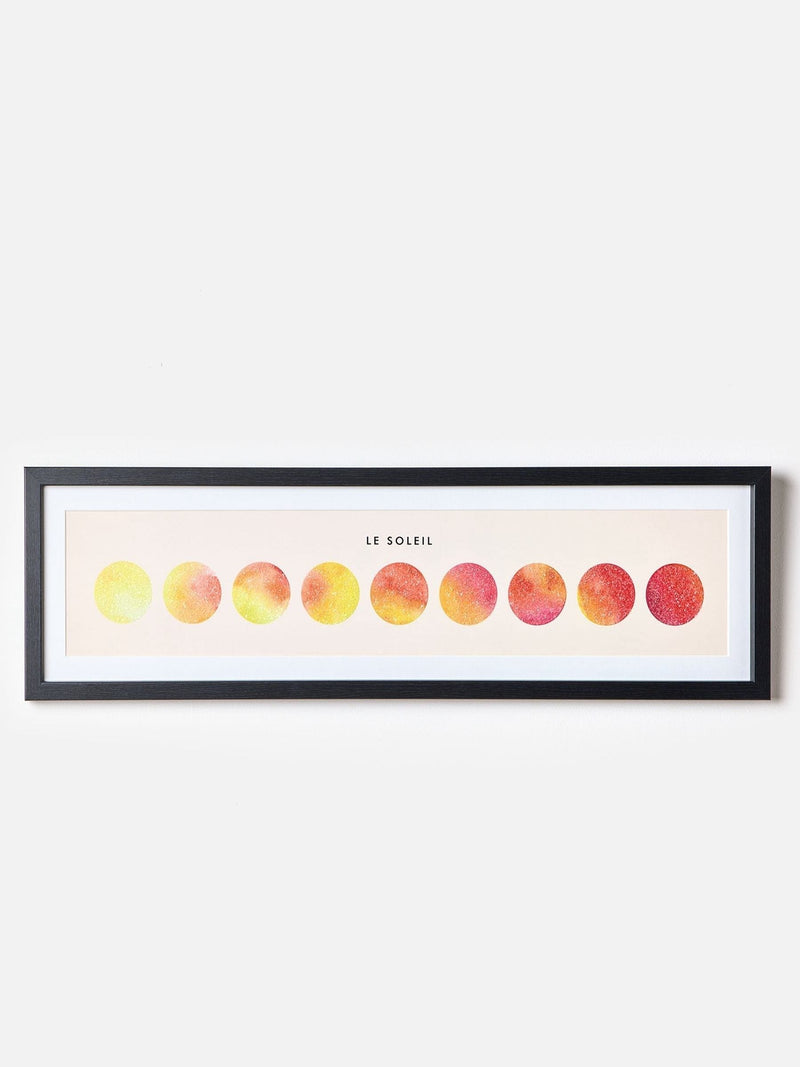 Oliver Bonas Orange Le Soleil Printed Wall Art
