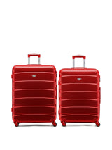 Next Flight Knight Red Medium & Large Hardcase Travel Suitcases Set of 2- Buy online at McGrocer