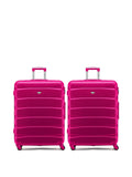 Flight Knight pink hardcase luggage set of 2, imported from the UK