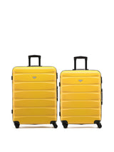 Next Flight Knight Yellow Medium and Large Check-In Hardcase Suitcase Set (25in & 29in)- Buy online at McGrocer