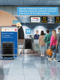 Flight Knight black cabin and medium suitcase set, imported from the UK