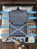 Flight Knight 2-piece hardcase suitcase set grey - British product