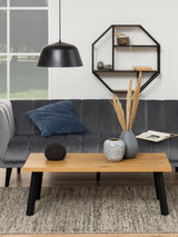 Next Actona Black Oak Seaford Octagonal Metal Wall Shelf- Buy online at McGrocer