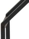 Actona octagonal wall shelf with black frame and oak shelves - British product