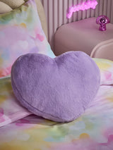 Next Purple Plush Heart Cushion- Buy online at McGrocer