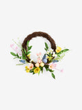 Floral Easter wreath with bunny and eggs 32cm (British brand)