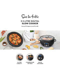 Sur La Table digital slow cooker 3.5 litre, imported from the UK