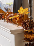 Dibor Pumpkin Garland 168cm seasonal decor, UK version