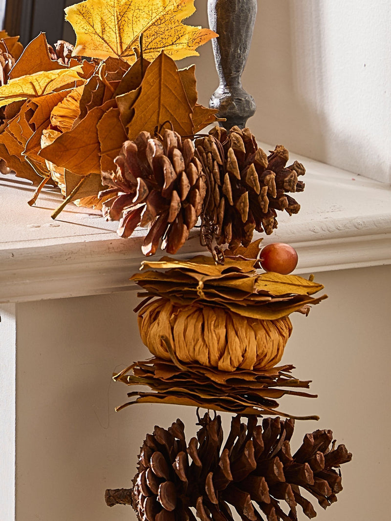 Dibor Pumpkin Garland 168cm seasonal decor, UK version