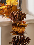 Dibor Pumpkin Garland 168cm seasonal decor, UK version