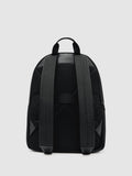 Reiss Black Allen woven zipped backpack - British product
