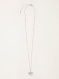 FatFace silver tone heart filagree necklace (British brand)