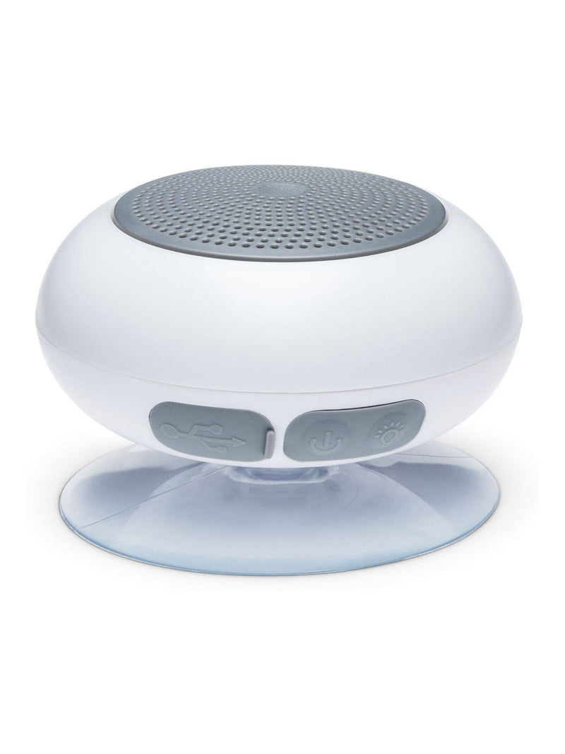 MenKind light up shower speaker with Bluetooth and suction cup, imported from the UK