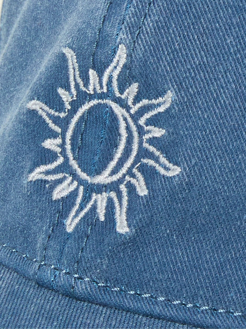 FatFace blue embroidered sun cap, UK version