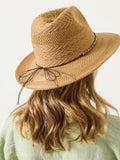 FatFace natural beaded trim fedora (British brand)