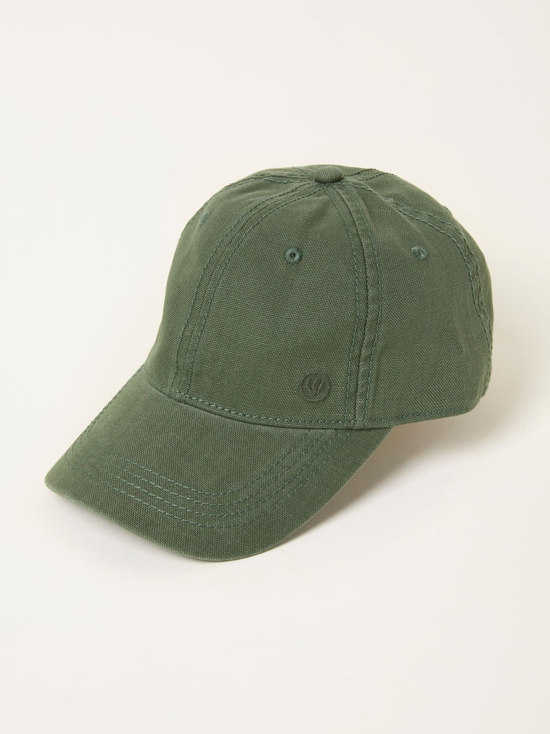 FatFace green canvas baseball cap, UK version