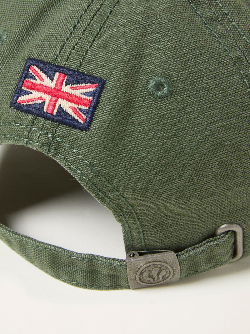 FatFace green canvas baseball cap, UK version