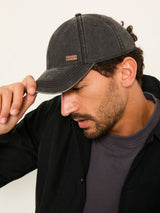 Next FatFace Washed Black Twill Baseball Cap- Buy online at McGrocer