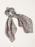 FatFace green ditsy tie scrunchie (British brand)