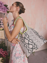 Next Cath Kidston Black/White Snake Print Marylebone Shopper- Buy online at McGrocer