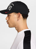 Nike Club Cap black unstructured 100% cotton, imported from the UK