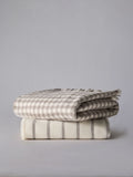 THE SET 2 pack cosy throws gingham stripe, imported from the UK
