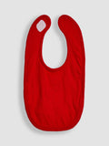 JoJo Maman Bébé red reindeer first Christmas bib (British brand)