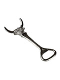 Selbrae House silver highland cow bottle opener and stopper set (British brand)