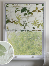 Next Green Floral Print Roman Blind 910x910mm- Buy online at McGrocer