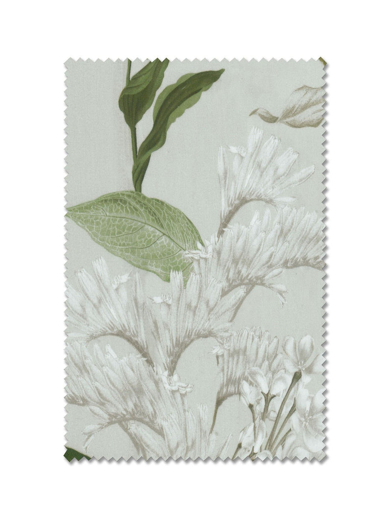 Green floral Roman blinds 910x910mm, imported from the UK